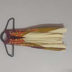 Free People floral flowy shirt